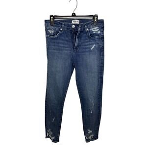 AGOLDE‎ Los Angeles Premium Denim Jeans Distressed Dark Wash Size 28